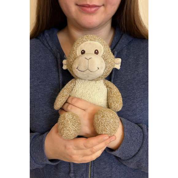 Spark Create Imagine Other - Spark Create Imagine Monkey Rattle Brown Knit Sherpa 14" Plush Stuffed